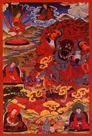 莲师忿怒像